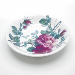 ROY KIRKHAM FINE BONE CHINA | ENGLISH ROSE SET OF SIX OATMEAL BOWLS